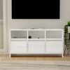 vidaXL TV Cabinet High Gloss White 102x37.5x52.5 cm Engineered Wood