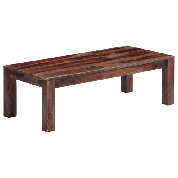 vidaXL Coffee Table Grey 110x50x35 cm Solid Wood