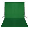vidaXL Backdrop Support System 500 x 300 cm Green