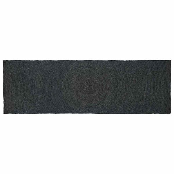 vidaXL Area Rugs Rectangular Dark Grey 80 x 200 cm Jute