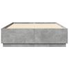 vidaXL Bed Frame without Mattress Concrete Grey 120x200 cm