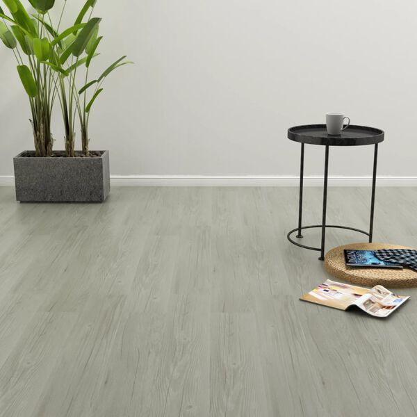 vidaXL Self-adhesive Flooring Planks 4.46 m² 3 mm PVC Grey