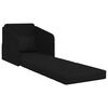 vidaXL Folding Sofa Bed Black 65 x 80 x 83 cm Fabric