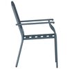 vidaXL Chair 2 pcs Anthracite 56 x 65 x 89cm Steel