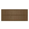 vidaXL Wall Headboard Honey Brown 204x3x90 cm Solid Wood Pine