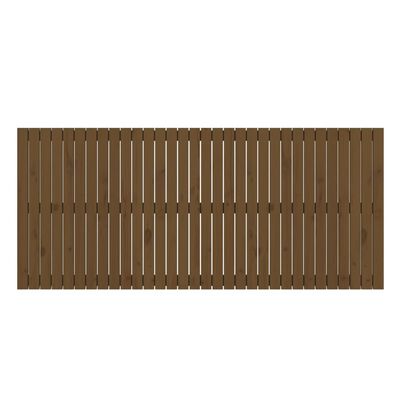 vidaXL Wall Headboard Honey Brown 204x3x90 cm Solid Wood Pine