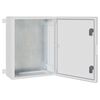 vidaXL Control Cabinet Grey 47 x 17.5 x 50 cm ABS Plastic