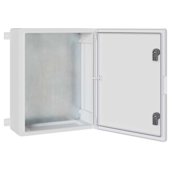 vidaXL Control Cabinet Grey 47 x 17.5 x 50 cm ABS Plastic
