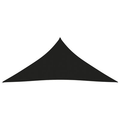 vidaXL Sunshade Sail Oxford Fabric Triangular 5x5x5 m Black