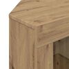 vidaXL Corner LED TV Cabinet Wall-mounted Artisan Oak 100 x 40 x 50 cm