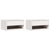 vidaXL Bedside Table 2 pcs White 50 x 32.5 x 24 cm Solid pine wood