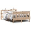 vidaXL Bed Frame without Mattress 150x200 cm King Size Solid Wood Pine
