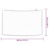 vidaXL Trailer Net with Elastic Rope White 4x2.5 m PP