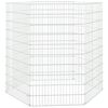 vidaXL Free Range Animal Enclosure 6-Panel 54x100 cm Galvanised Iron
