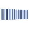 vidaXL Retractable Awning Retractable Striped Blue 350 x 200 cm Fabric