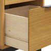 vidaXL Bedside Cabinet "FLAM" 40x35x80 cm Solid Wood Pine