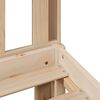vidaXL Bookcase Bed without Mattress 90x200 cm Solid Wood Pine