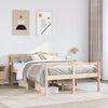 vidaXL Senior Bed with Headboard without Mattress 140x190 cm