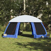 vidaXL Pool Tent with Removable Fly & Mesh Walls Azure Blue 612x612 cm