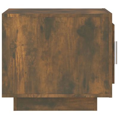 vidaXL Coffee Table Smoked Oak 51x50x45 cm Engineered Wood