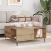 vidaXL Coffee Table Artisan Oak 80 x 80 x 36.5 cm Engineered Wood