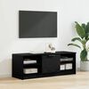 vidaXL TV Cabinet Black Oak 102 x 35 x 36.5 cm Engineered Wood
