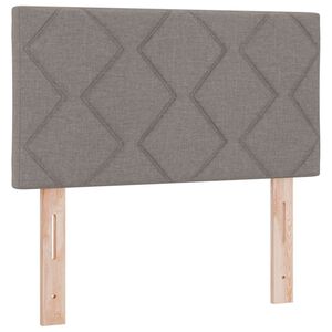 vidaXL Headboard with Headboard Taupe 80 cm Faux Leather