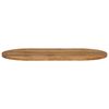 vidaXL Table Top 140x50x3.8 cm Oval Solid Wood Mango