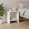 vidaXL Bedside Cabinet White 35x30x40 cm Solid Pinewood