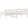 vidaXL Day Bed without Mattress White 90x200 cm Solid Wood Pine