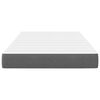 vidaXL Bed Mattress with Mattress Light Grey 120 x 200 cm Fabric