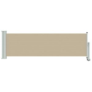 vidaXL Side Awning 100% polyester iron steel