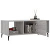 vidaXL Coffee Table Grey Sonoma 102x50x40 cm Engineered Wood