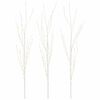 vidaXL LED Copper Branch Christmas Decoration 3 pcs White 62 cm Steel