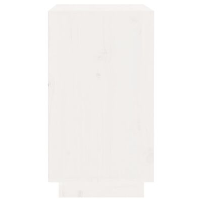 vidaXL Wine Cabinet White 55.5x34x61 cm Solid Wood Pine