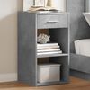 vidaXL Bedside Cabinets 2 pcs Concrete Grey 35x34x65 cm Engineered Wood