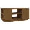 vidaXL Coffee Table | Honey Brown | Solid Pine Wood | Medium | Coffee Table