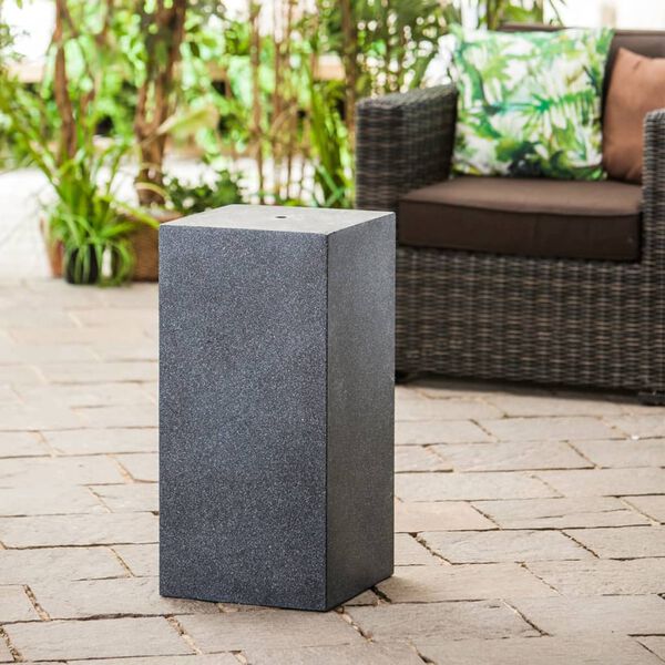 HEISSNER Terrace Fountain Cuboid 39x39x68 cm Black