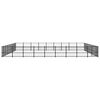 vidaXL Outdoor Dog Kennel Steel 76.21 m&sup2;
