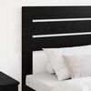 vidaXL Headboard with Headboard Black Oak 75 cm Engineered wood
