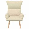 vidaXL Armchair Cream 69 x 74 x 93 cm Sherpa Fabric