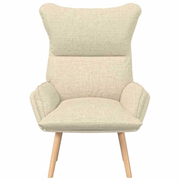 vidaXL Armchair Cream 69 x 74 x 93 cm Sherpa Fabric