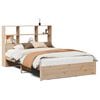 vidaXL Bookcase Bed without Mattress 140x200cm Solid Wood Pine