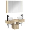 vidaXL Bathroom Cabinet Set 4 pcs Sonoma Oak Engineered Wood
