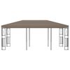vidaXL Gazebo 6x3 m Taupe Fabric