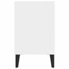 vidaXL TV Cabinet with Metal Legs White 103.5x30x50 cm