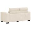 vidaXL Sofa Beige 160 x 77 x 82 cm Linen