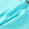 Kids' T-shirt with Short Sleeves Aqua 104