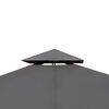 vidaXL Gazebo with Roof 3x3 m Dark Grey
