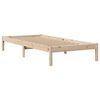 vidaXL Bed Frame without Mattress 90x190 cm Single Solid Wood Pine
